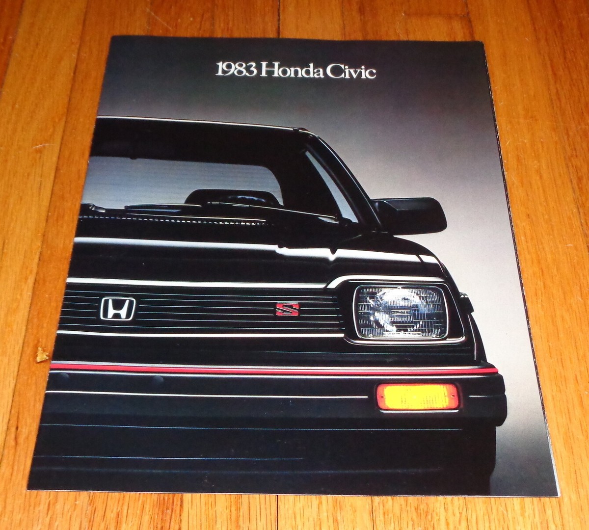 Original 1983 Honda Civic Foldout Sales Brochure 1300 1500 FE DX S