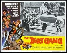 DIRT GANG Original Movie Lobby Card Poster Motorcycle Biker Hell's Angels AIP