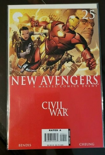Marvel Comics New Avengers Civil War #21,22,23,24,25 NM - Picture 6 of 6