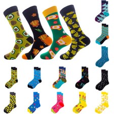 Mens Women Cotton Socks Novelty Animal Colorful Casual Funny Socks 36 Styles