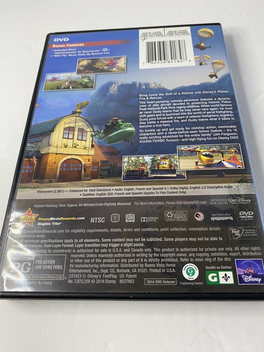 Disney Planes Fire and Rescue 2014 DVD 786936841848| eBay