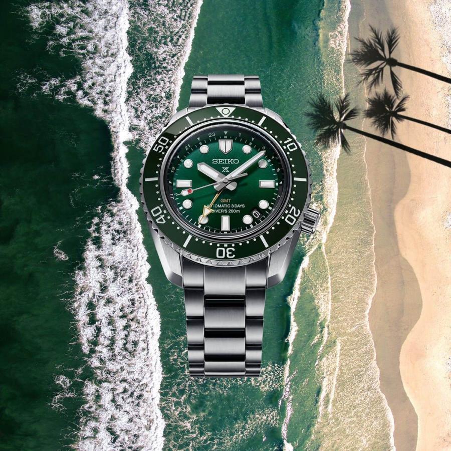 Seiko Prospex Diver Scuba SBEJ011 GMT 1968 Mechanical Black Analog