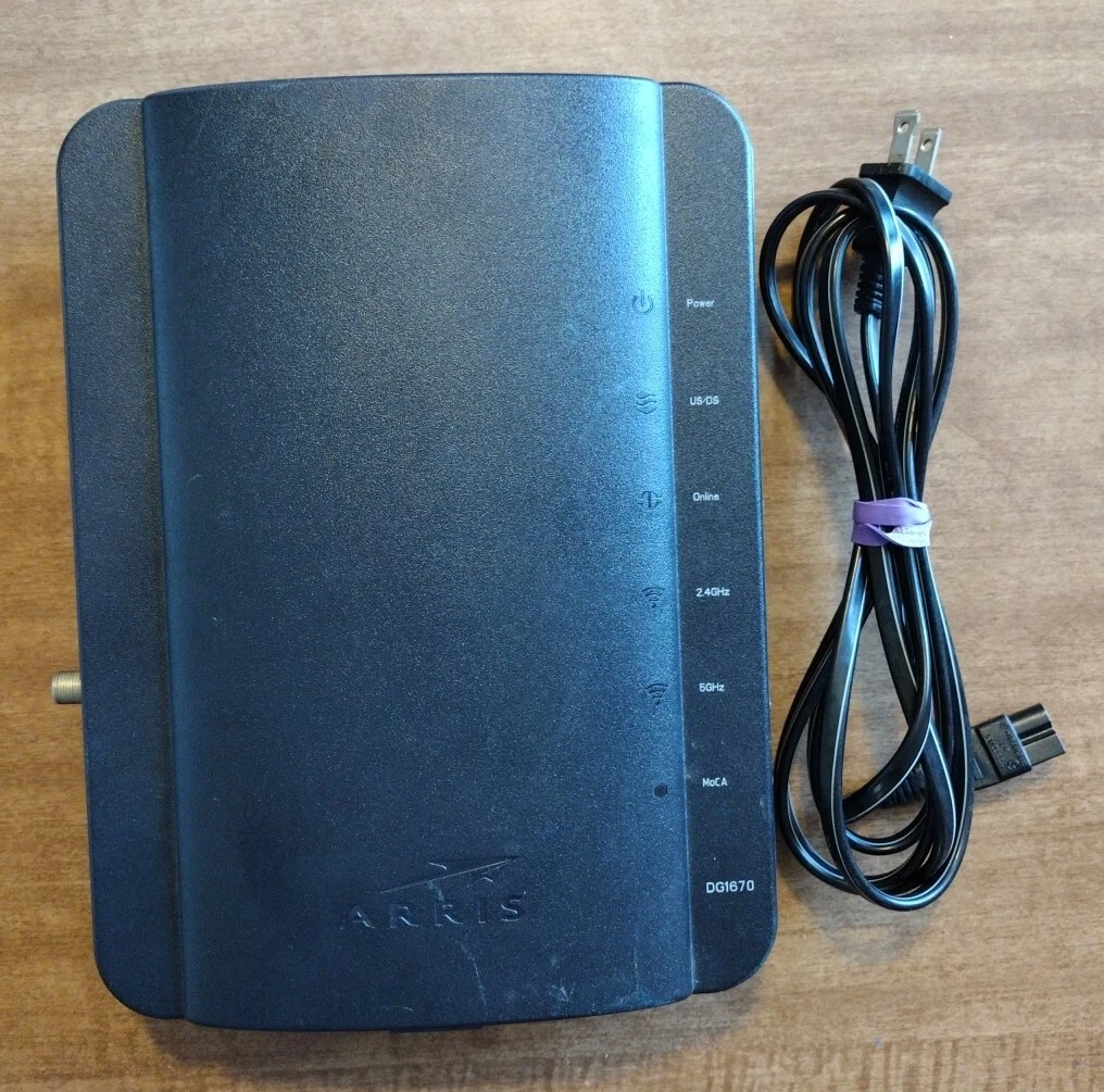 Arris DG1670A DualBand Modem/Router
