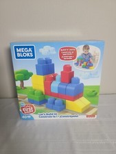Juego de 40 bloques de construcción Mega Bloks First Builders Lets Build It