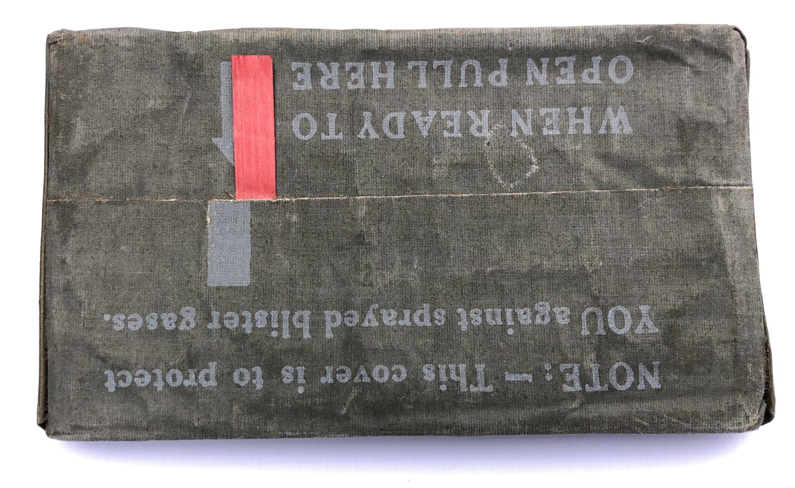 NOS Gas Cover, Protective Individual Sealed WW2 WWII Original 1945 eBay