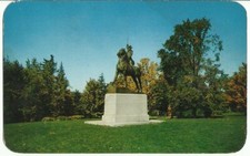STARK PARK General John Stark Monument Manchester NH Vintage 1958 Postcard