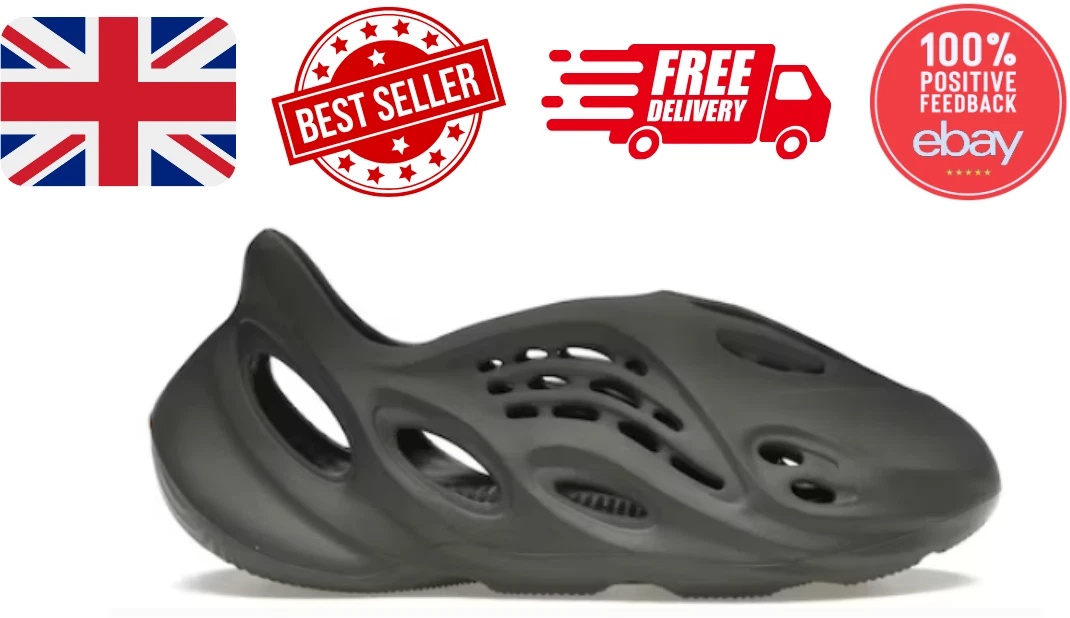 Adidas Yeezy Foam Runner RNR Carbon - UK6 / US6 / EU39 - IG5349 - Fast Ship ✔️