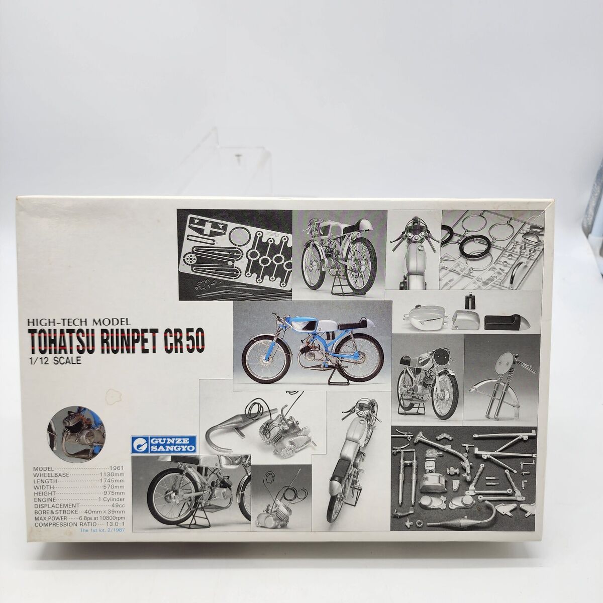 Gunze Sangyo 1/12 High Tech Kit Tohatsu Runpet CR50 CR 50 Gunze Sangyo 1/12 High Tech Kit Tohatsu Runpet CR50 CR 50