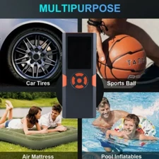 150 PSI Air Compressor Tire Inflator Fit Car Moto Bike Tires Air Pump Portable