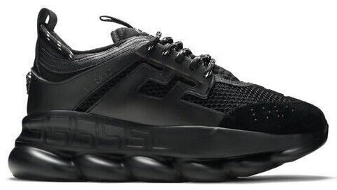 Authentic VERSACE Chain Reaction Sneakers Real Pony Hair  display picture 2