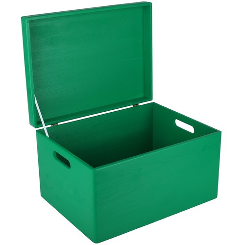 CreativeDeco Caja de Madera Caja de Almacenamiento con Tapa | 40x30x24 cm | 10 Colores - Imagen 30 de 71