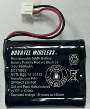 OEM Battery Novatel Verizon Wireless Home Phone T2000 P/N 40123123 1800mAh