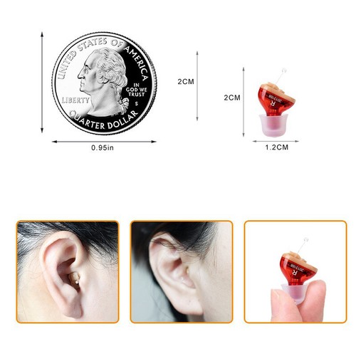 Invisible MiNi Hearing Aids Digital Small In Ear Sound Voice Amplifier Enhancer - Picture 6 of 21