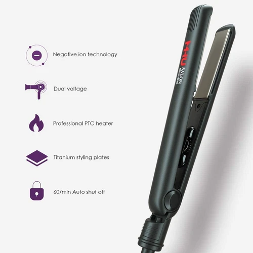 MHU Professional Negative Ion Hair Straightener, Ceramic Flat Iron NEW