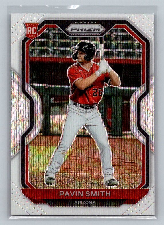2021 Panini Prizm #70 Pavin Smith White Wave Prizm Rookie RC