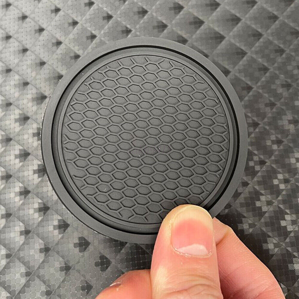 2Pcs Car Auto Cup Holder Anti-Slip Insert Coaster Universal Car Accessories Pink