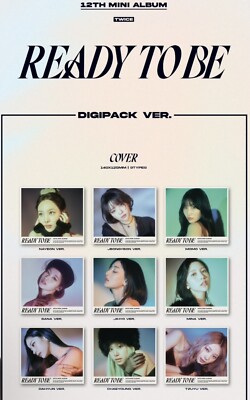 TWICE READY TO BE 12th Mini Album Digipack Ver. CD+Book+PhotoCard+