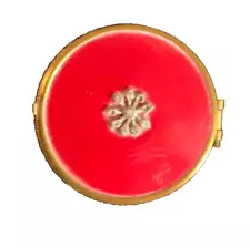 Vintage Powder Compact 1930’s unmarked case for loose powder and blush #126