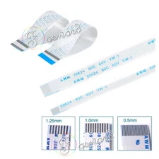 6 CM FFC FPC FLAT FLEXIBLE CABLES, FLEX RIBBON, 0.5MM PITCH, AWM 20624 80C 60V