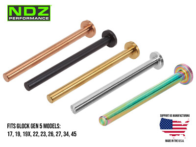 for Sig P290 P290RS Recoil Guide Rod Stainless Steel PVD Finish NDZ Performance