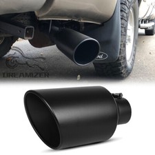 4 Inlet 8 Outlet 15 Long Matte Exhaust Tip Stainless For Ford F150 F250 F350 4 Inlet 8 Outlet 15 Long Matte Exhaust Tip Stainless For Ford F150 F250 F350