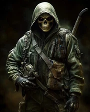 Skulls & Bones Dark Gothic Macabre – 8x10 Art Print  310424678