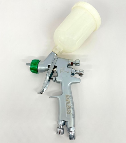DeVILBISS Mini Spray Gun 250CC Cup Air Paint Spray Gun 1.2mm Nozzle Air Tools - Picture 6 of 8