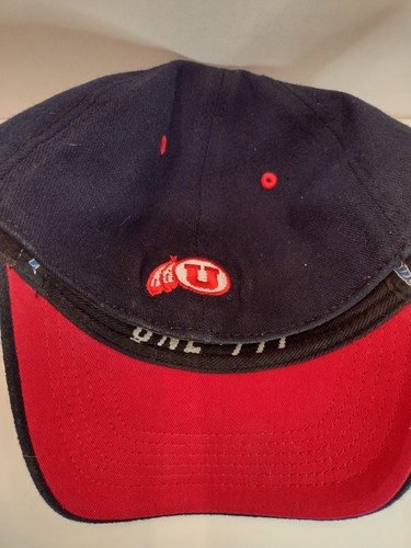 University of Utah Top of the World NCAA One Fit Cap Hat - Blue - OSFM - Picture 6 of 10