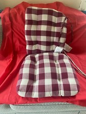 Kitchen Chair Seat Cushions, Tri-Color, 2-Piece Set, approx. 19" L x 16" W