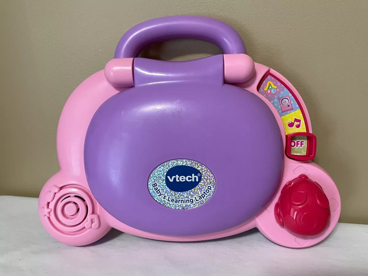 Vtech Baby's Learning Laptop Educational School Pink Purple Toy