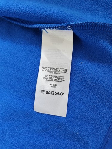 Columbia Women's Zip Up Blue Fleece Lined Jacket Size Small with Pockets - Picture 6 of 6