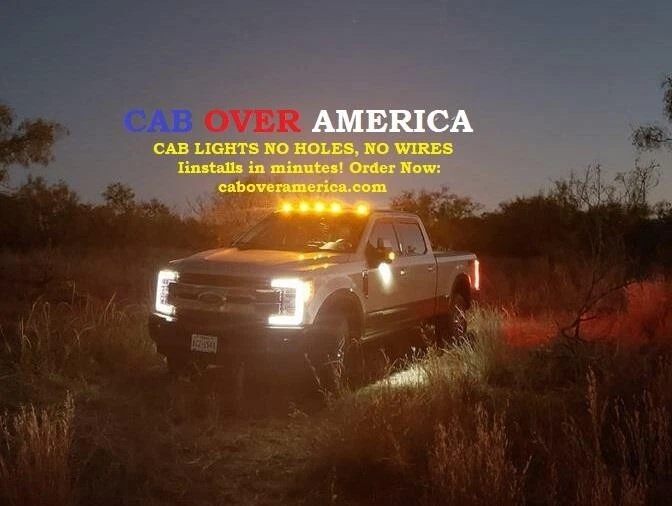 Luces de cabina inalámbricas CabOverAmerica desde 2019 hechas en América patente de EE. UU., S Foto 3 de 4