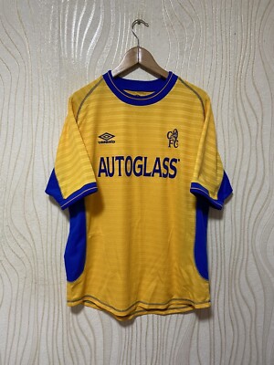 CHELSEA LONDON 2000 2002 AWAY FOOTBALL SHIRT SOCCER JERSEY UMBRO