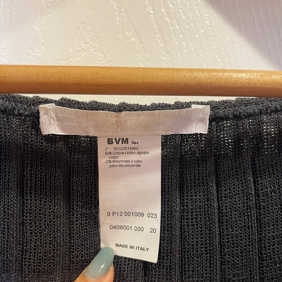 Mini Vestido Les Copains BVM Spa Plisado Tejido Foto 2 de 4