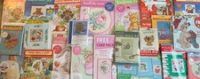 Cross Stitch Kits Christmas Birthday Valentine Teddy Cards & more New