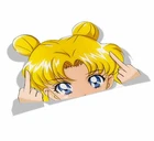Sailor Moon | Usagi Tsukino - Peeker - Big Head - Anime Vinyl Transfer Stickers