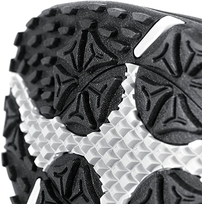 Sandalias de golf Orlimar para hombre sin clavos - negras/blancas - nuevas en caja Foto 3 de 4