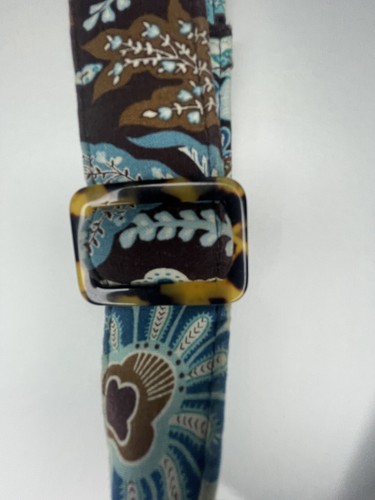 Vera Bradley Java Blau Braun Hipster Crossbody Handtasche Schultertasche Floral - Bild 6 von 10