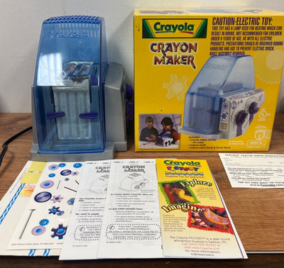 Crayola Crayon Vintage Maker Electric with Box USED