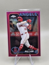 Kevin Pillar 2024 Topps Chrome Update Series #USC65 Magent Refractor /399 Angels