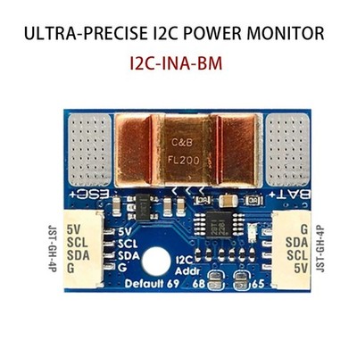 MATEK Mateksys I2C-INA-BM ULTRA-PRÄZISE I2C POWER MONITOR für RC FPV Drohne Teil