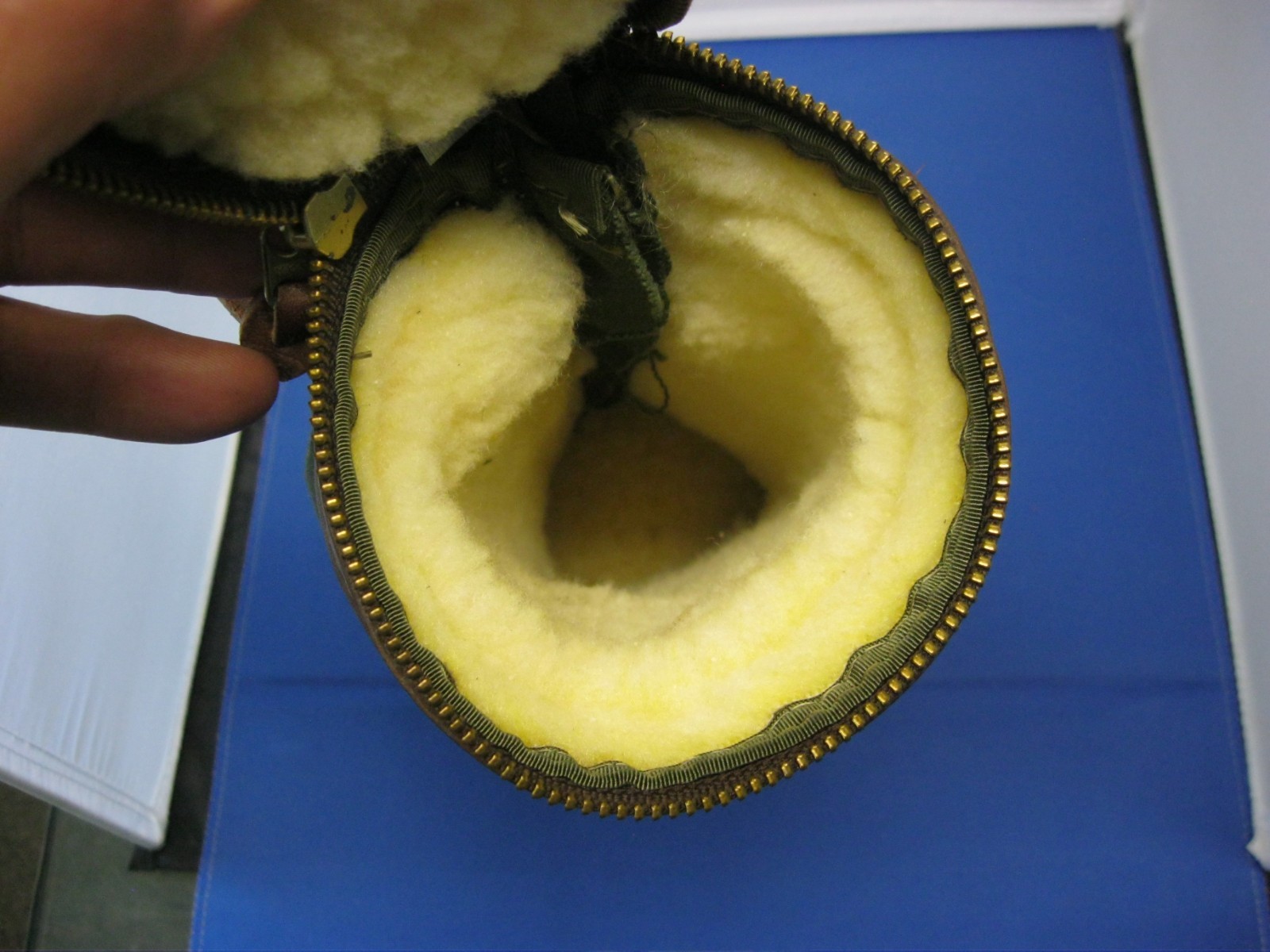 Orvis Battenkill Shearling Lined Leather Canvas W… - image 10