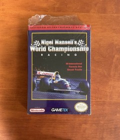 Nigel Mansell&rsquo;s World Championship Racing (Nintendo NES) MINT w/ Poster & Reg