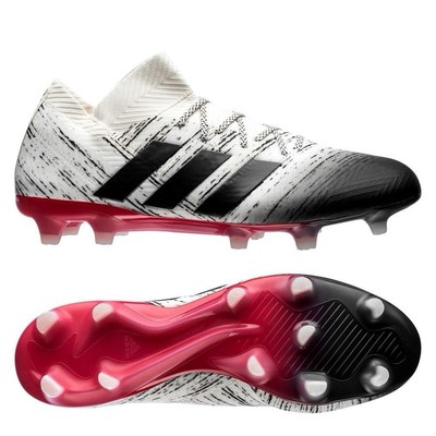 ADIDAS NEMEZIZ 18.1 FG/AG INITIATOR - WEISS/SCHWARZ/ROT [BB9425] Gr. 48