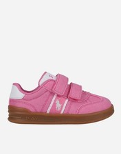 Polo Ralph Lauren Heritage Court III T-Toe EZ Trainers Pink Toddler US 6/ EU 22