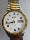 Seiko 7N43-8A39 Men's Quartz Vintage 80s  with Day/Date Feature. WATCH ONLY!
