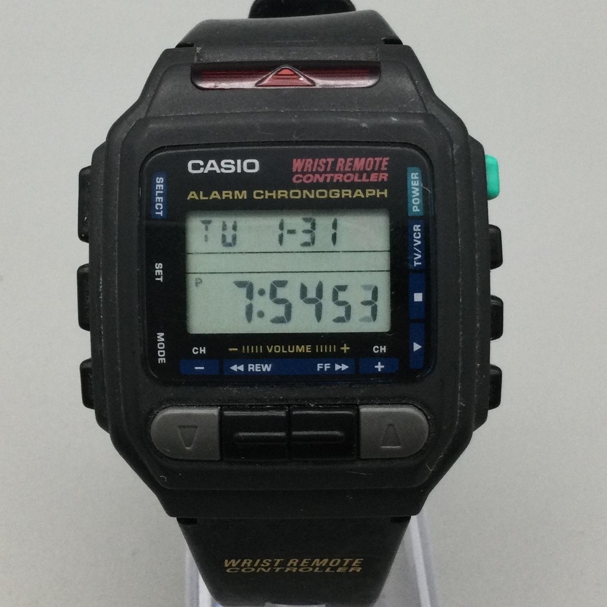 Vintage Casio Men Watch 40mm 1173 CMD-30B Remote Controller