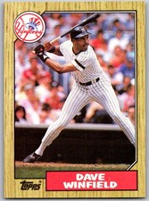 ⚾ 1987 Topps #770 Dave Winfield New York Yankees