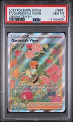 Gardenia's Vigor GG61/GG70 Crown Zenith Galarian Gallery Full Art Ultra Rare Holo