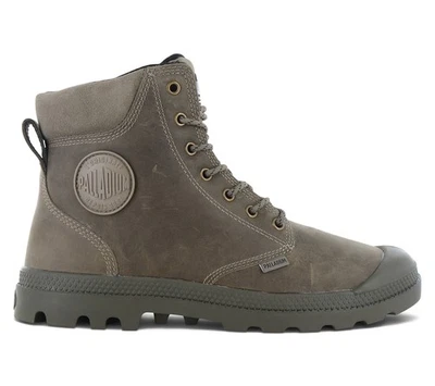 Palladium Pampa SC Thins WP+ - Herren Winter Stiefel Leder Grün 79546-308-M NEU - Bild 1 von 4